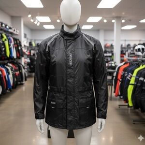 GKS Ganka Moto Raincoat - Ultimate Black Riding Protection